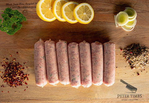 Pork, Leek, Lemon & Parsley Sausages GF - 6 Pack image 0