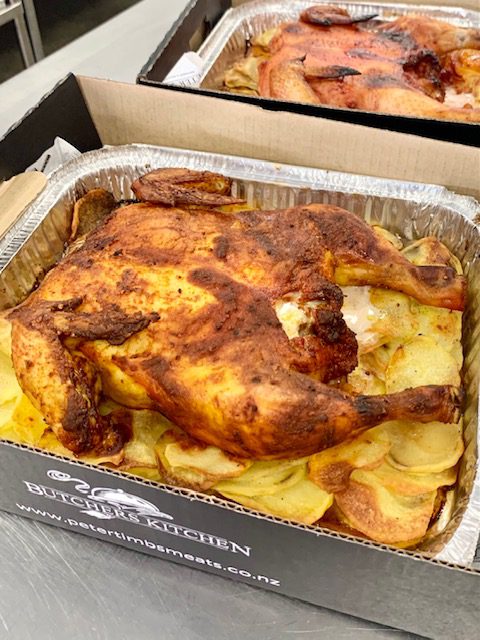 Cooked Butterflied Chickens - Each image 0