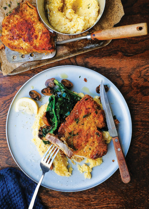 Parmesan Crumbed Pork Chops image 1