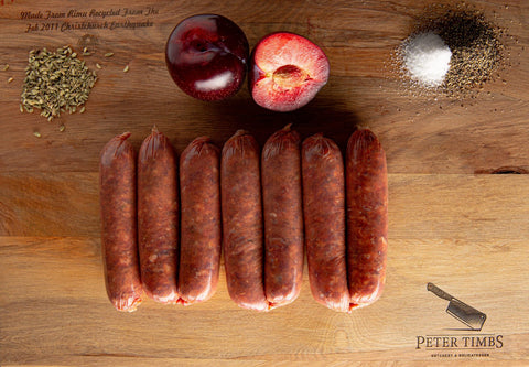 Wild Venison & Plum Sausages GF - 6 pack image 0